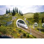 NOCH 58040 Modernes ICE Tunnel-Portal H0, Handbemalt - Ansicht 1