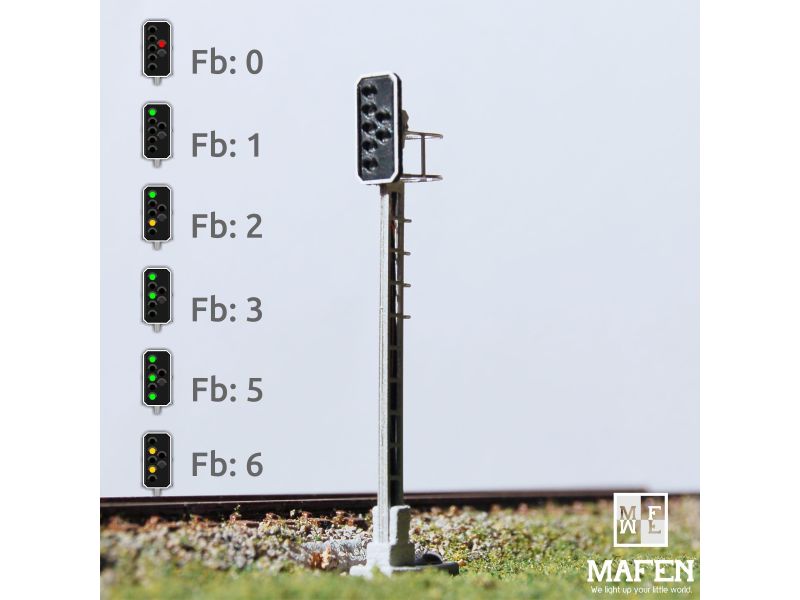MAFEN 4136.09 - SBB - Segnale principale con 6 LED...