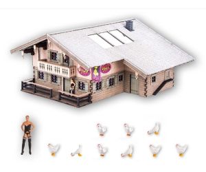 NOCH 66705 Hühnerhof “Hot Chicken” mit micro-sound H0
