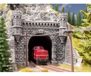 NOCH 58270 Granit- Tunnel-Portal, 1-gleisig, 16 x 15.2 cm H0