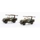 005103 CH Armee - Set mit 2 Jeep PAK58 - Pz Abwehr Kompanie - BAT