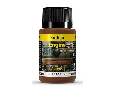 Vallejo 773818 Farbe Braune Rußflecken, 40 ml