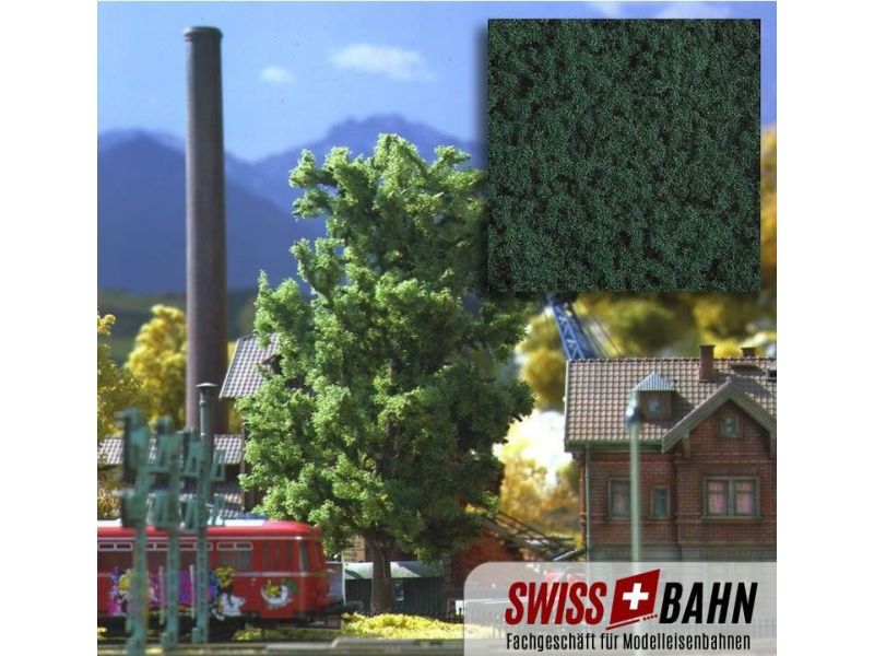 Busch 7319 materiale fogliare verde scuro per alberi e...
