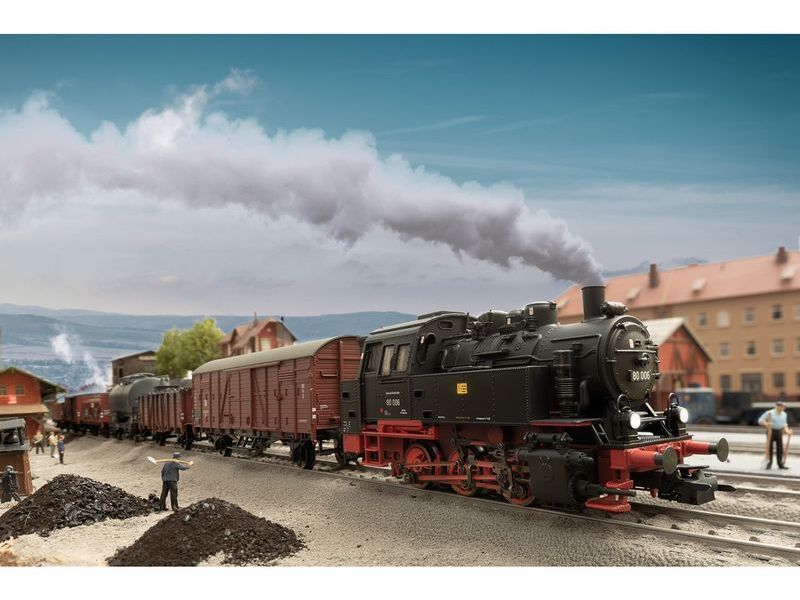 Märklin 37063 Locomotiva a vapore serie 80, suono mfx...