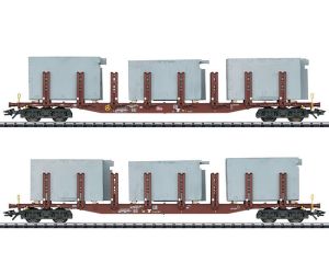 TRIX 24141 DB Rungenwagen-Set, HBs Badsysteme - Ansicht 1