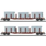 TRIX 24141 DB Rungenwagen-Set, HBs Badsysteme