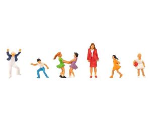 Faller 150958 Schulkinder mit Lehrerin - Kinder H0 - Ansicht 1