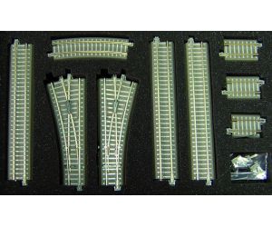 TILLIG 01833 Gleiserweiterungsset "Bettungsgleis" TT/H0m