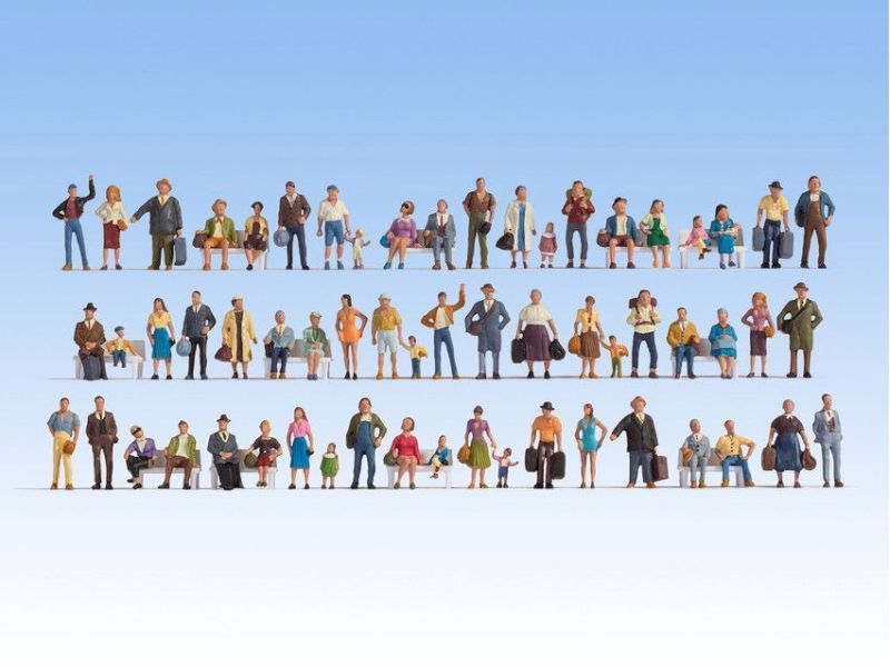 NOCH 16070 Mega-Spar-Set 60 figurines - Grandes et...