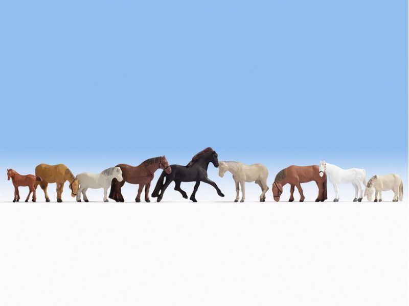 NOCH 15761 Chevaux et jolis poneys, H0