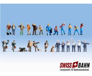 NOCH 16109 Figuren-XL-Set, Thema bei der Arbeit - H0