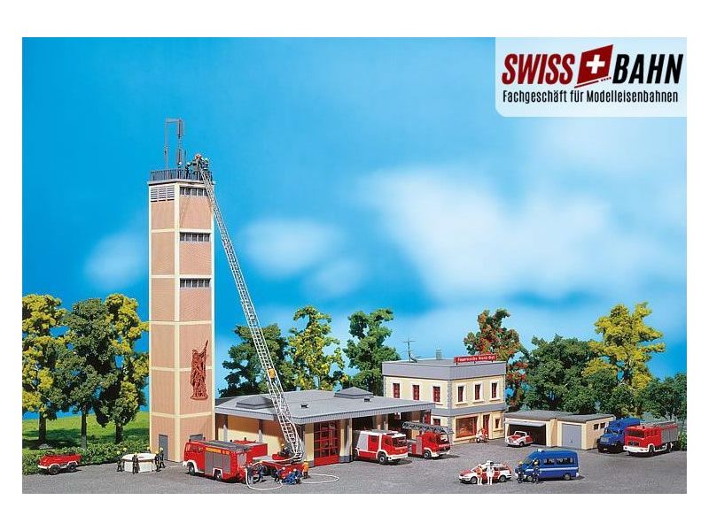 Faller 130989 Caserne de pompiers moderne avec tour...