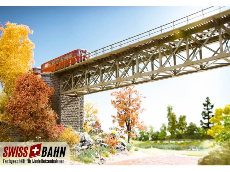 NOCH 67010 Pont à caissons classique en acier, 18.8cm H0