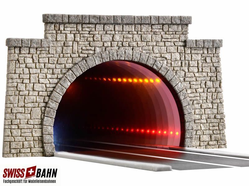 Viessmann 5097 Tunnel routier avec effet miroir LED - H0