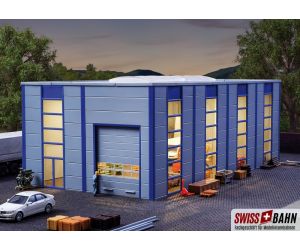 KIBRI 39250 Modernes Lager- Industriehalle, H0 - Ansicht 1