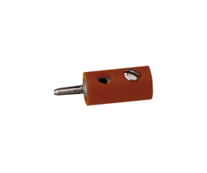 BRAWA 3004.1 Querlochstecker, ∅ 2,5 mm, brau, 10 Stück