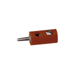 BRAWA 3004.1 Querlochstecker, ∅ 2,5 mm, brau, 10 Stück