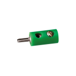 BRAWA 3003 Querlochstecker, ∅ 2,5 mm, grün, 10 Stück