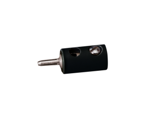 BRAWA 3008 Querlochstecker, ∅ 2,5 mm, schwarz, 10 Stück - Ansicht 1