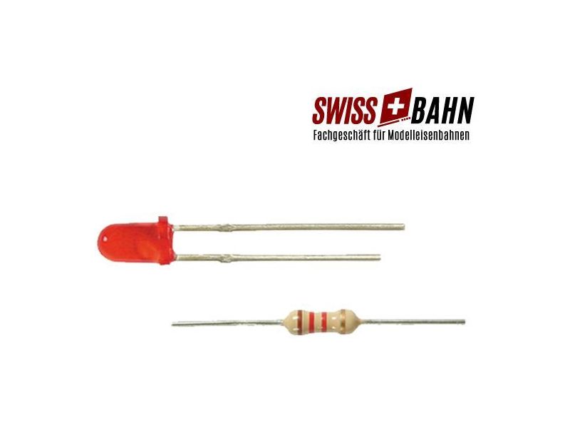 Viessmann 3550 LED rouge Ø 3 mm, y compris...