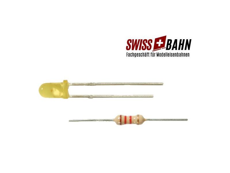 VIESSMANN 3551 LED jaune Ø 3 mm, y compris...