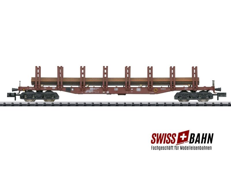 Minitrix 15484.3 Wagon à double estrade Snps 719, transport d'acier
