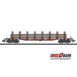 Minitrix 15484.4 DoppelrungenwagSnps 719, Stahltransporten 