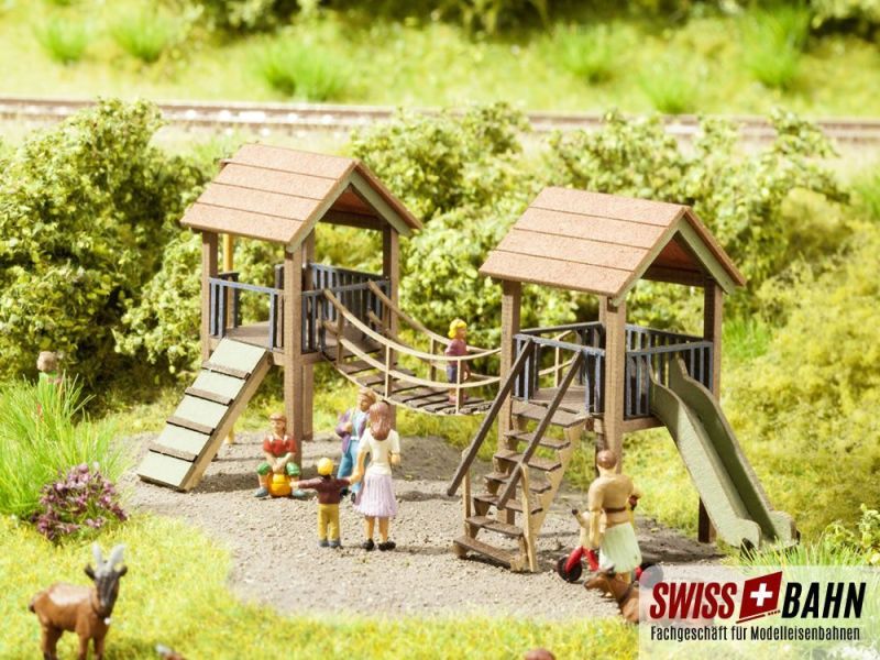 NOCH 14367 Aire de jeux d'aventure, Laser-Cut minis