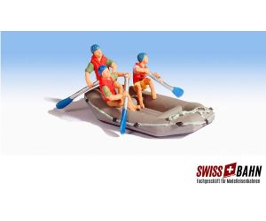NOCH 16818 Wildwasser Rafting im Gummiboot - H0