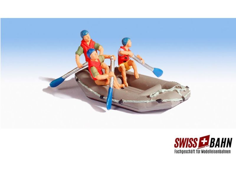 NOCH 16818 Wildwasser Rafting im Gummiboot - H0