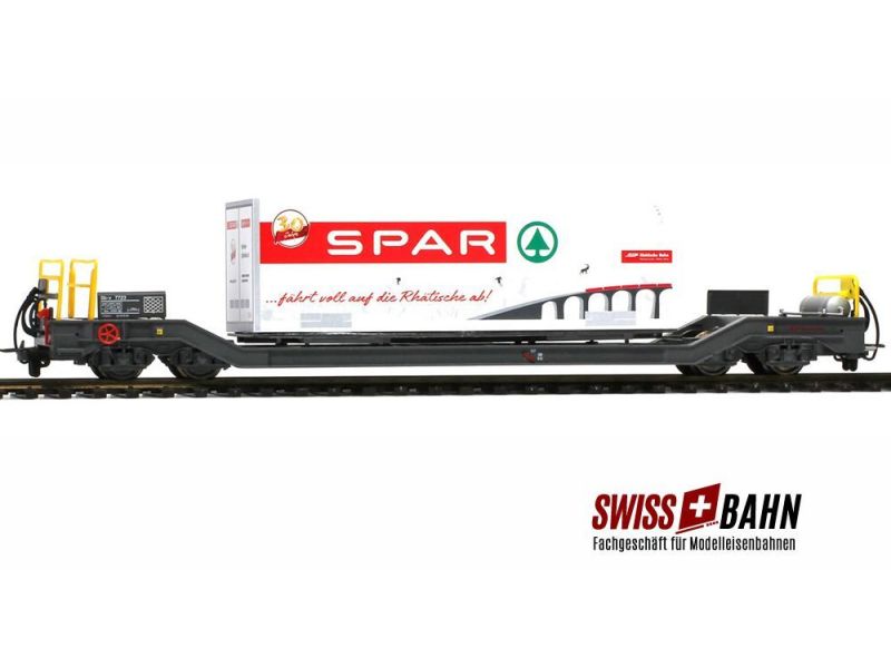 BEMO 2289 110 RhB Veicolo da trasporto basso - Spar Berge