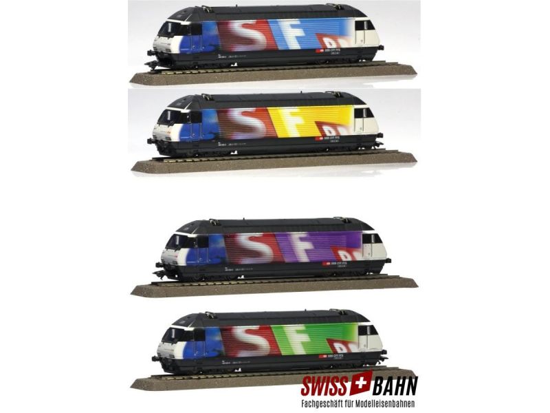 Märklin 34618.002 SBB Re 460 SF DRS doppia trazione...