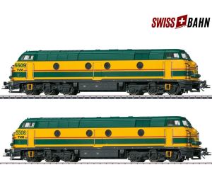 Märklin 37602 SNCB Serie 55 in Doppeltraktion - Ansicht 1