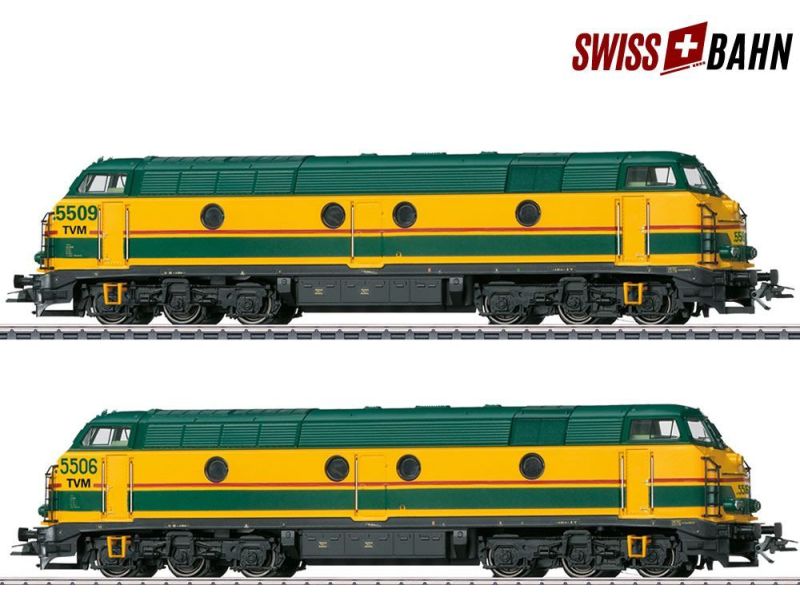 Märklin 37602 SNCB Série 55 en double traction (modèle...