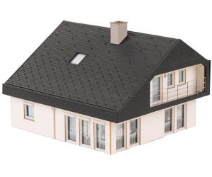 Faller 130642 Modernes Wohnhaus mit Plattendach - Detailansicht 2