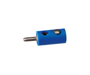 BRAWA 3005 Querlochstecker, ∅ 2,5 mm, blau, 10 Stück - Ansicht 1