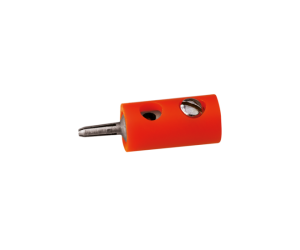 BRAWA 3006 Querlochstecker, ∅ 2,5 mm, Orange, 10 Stück - Ansicht 1
