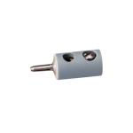 BRAWA 3007 Querlochstecker, ∅ 2,5 mm, Grau, 10 Stück - Ansicht 1