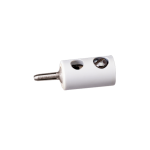 BRAWA 3009 Querlochstecker, ∅ 2,5 mm, Weiss, 10 Stück - Ansicht 1