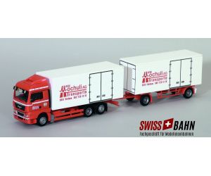 AWM 55233 MAN TGX XLX, Kofferhängerzug, Hochuli AG