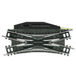 MINITRIX 14968 Elektromagnetische Doppel-Kreuzungsweiche - 30 Grad
