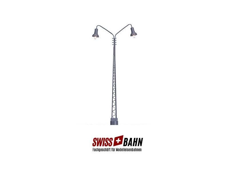 BRAWA 84019 Lampione a griglia LED - H0 (ferrovia in...
