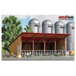 Busch 1902 Moderner offener Pferdestall H0