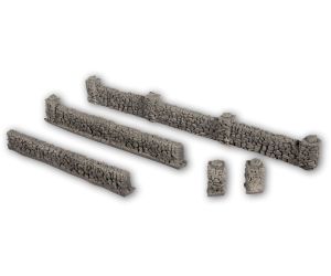 NOCH 58281 Mauern aus Basalt - Einfriedung H0 - Ansicht 1