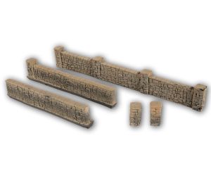 NOCH 58281 Mauern aus Basalt - Einfriedung  H0