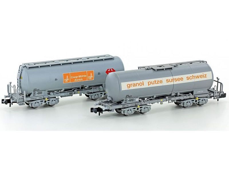 HOBBYTRAIN 23491 Coffret de wagons-silos CFF « Coop » Zurich