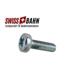SWIBA 45668 Linsenschrauben mit Kreuzschlitz M2 - 8mm