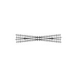 Bemo 4218 000 H0m 12° Kreuzung, 220mm