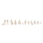 NOCH 14985 Figuren unbemalt, Sparpackung