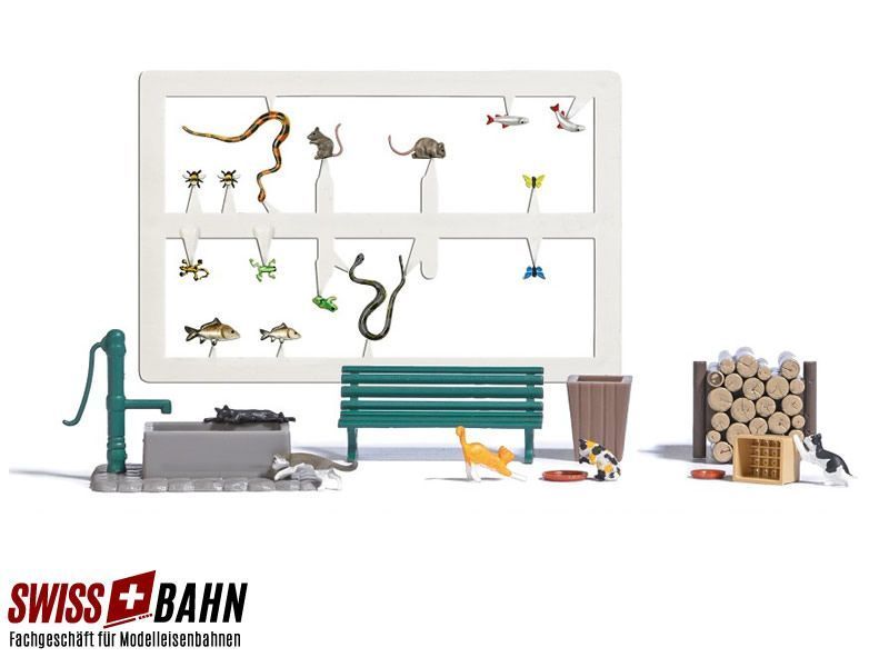 Busch 7921 Action-Set Chats Jouant H0